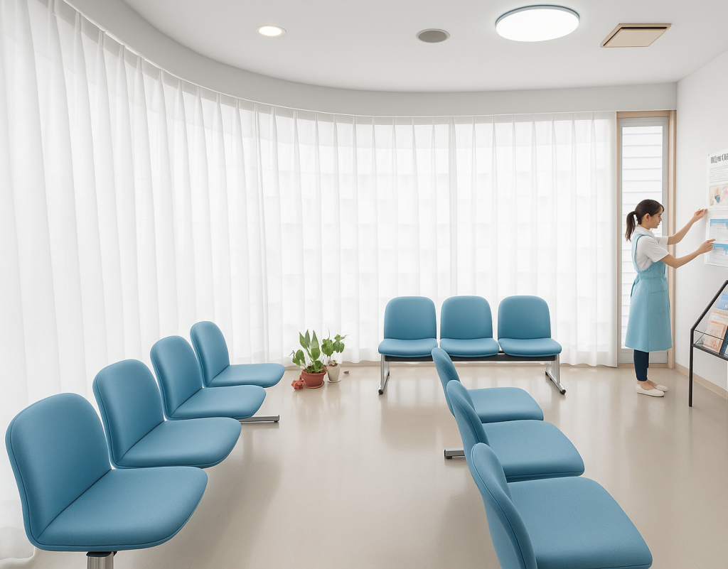 西成区の内科・整形外科 すぎもと医院 待合室